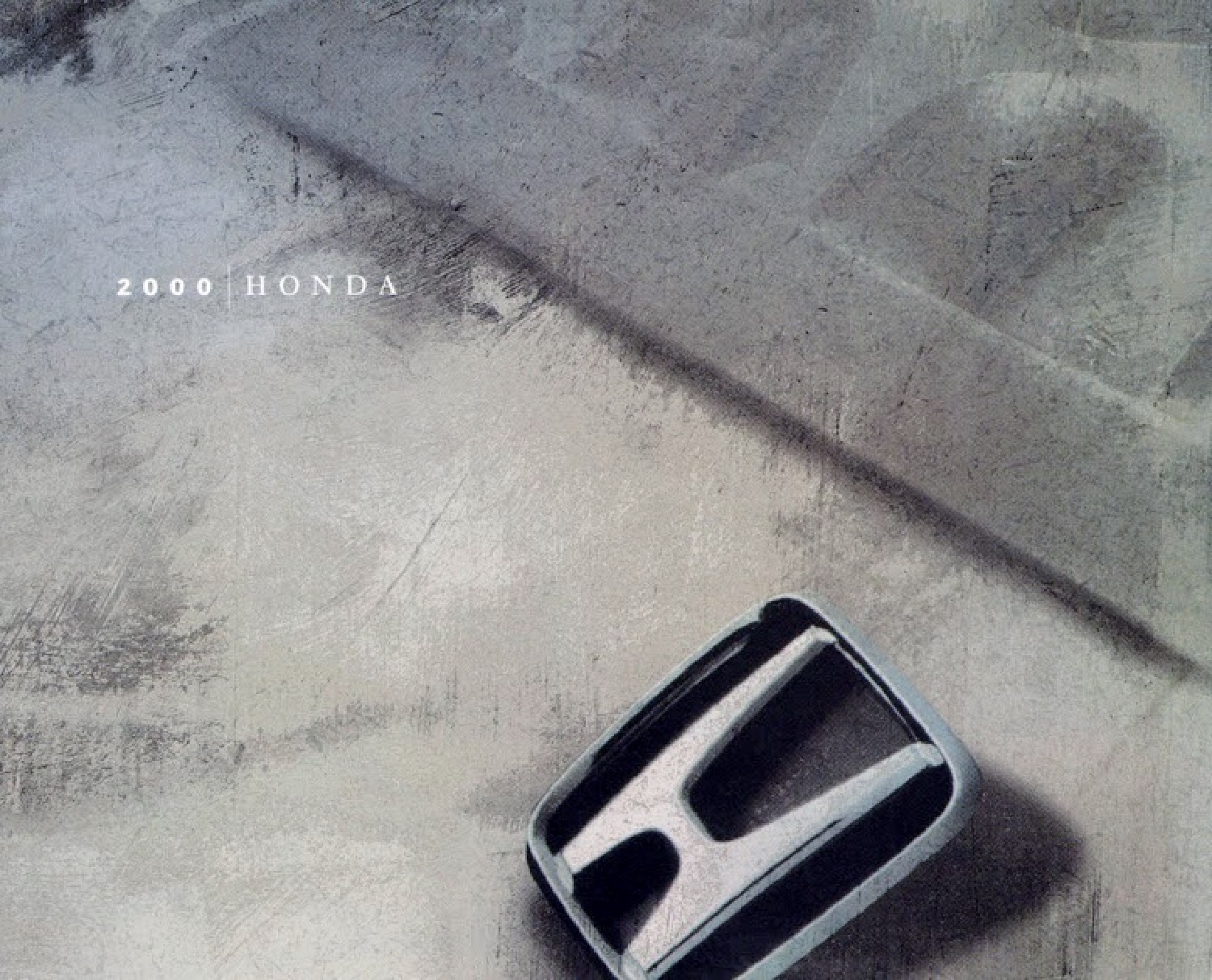 2000 Honda Model Range Brochure